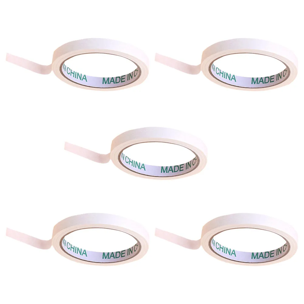 5롤 페인팅용 탈부착 가능 마스킹 테이프 DIY 예술 공예 어린이 프로젝트 교사 교실 용품 필기 가능 다용도