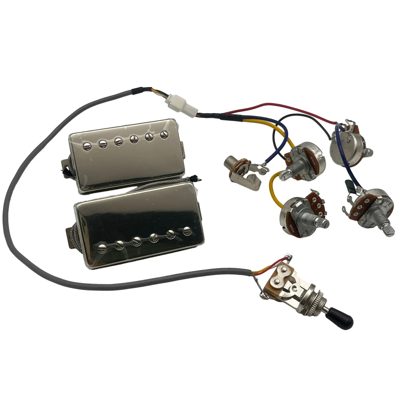 

1 Set Electric Guitar Humbucker Pickups AInico 5 with Pro Wiring Harness for Gib Guitar Guitar Parts Accessories