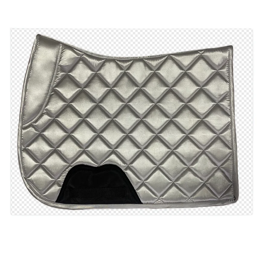 Satin Saddle Pads Equestrian Equipment Dressage Jumping Horse Saddle Pad