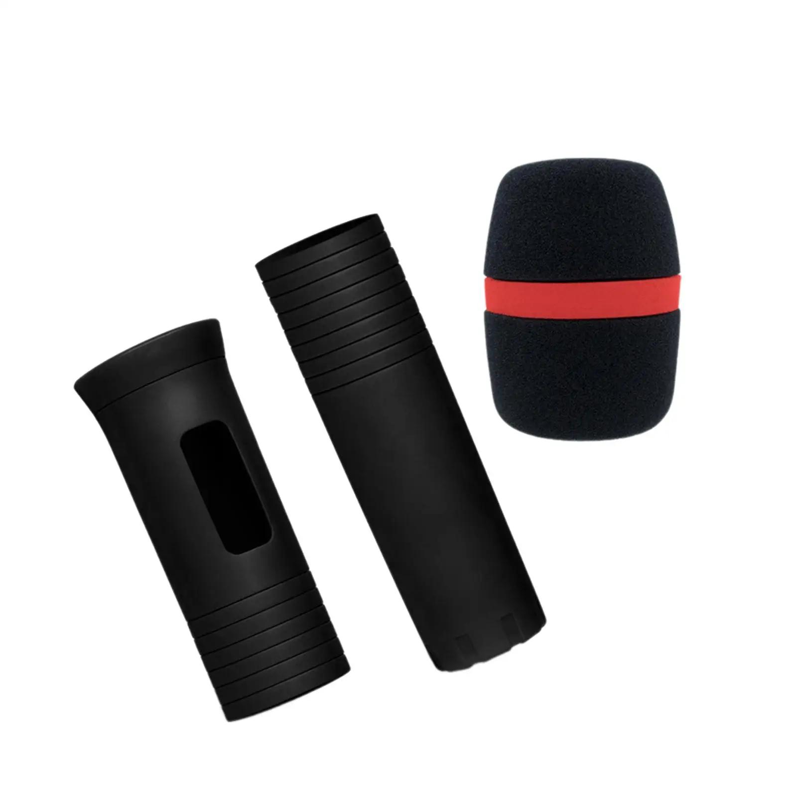 Mic Protection Sleeves Anti Falling with Mic Windscreen for Live Show Studio