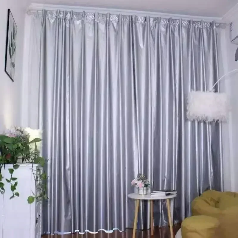 

90612-XZ- Curtain for Living Room Modern Grey Curtains for Bedroom 80-90% Light Shading Blackout Drapes