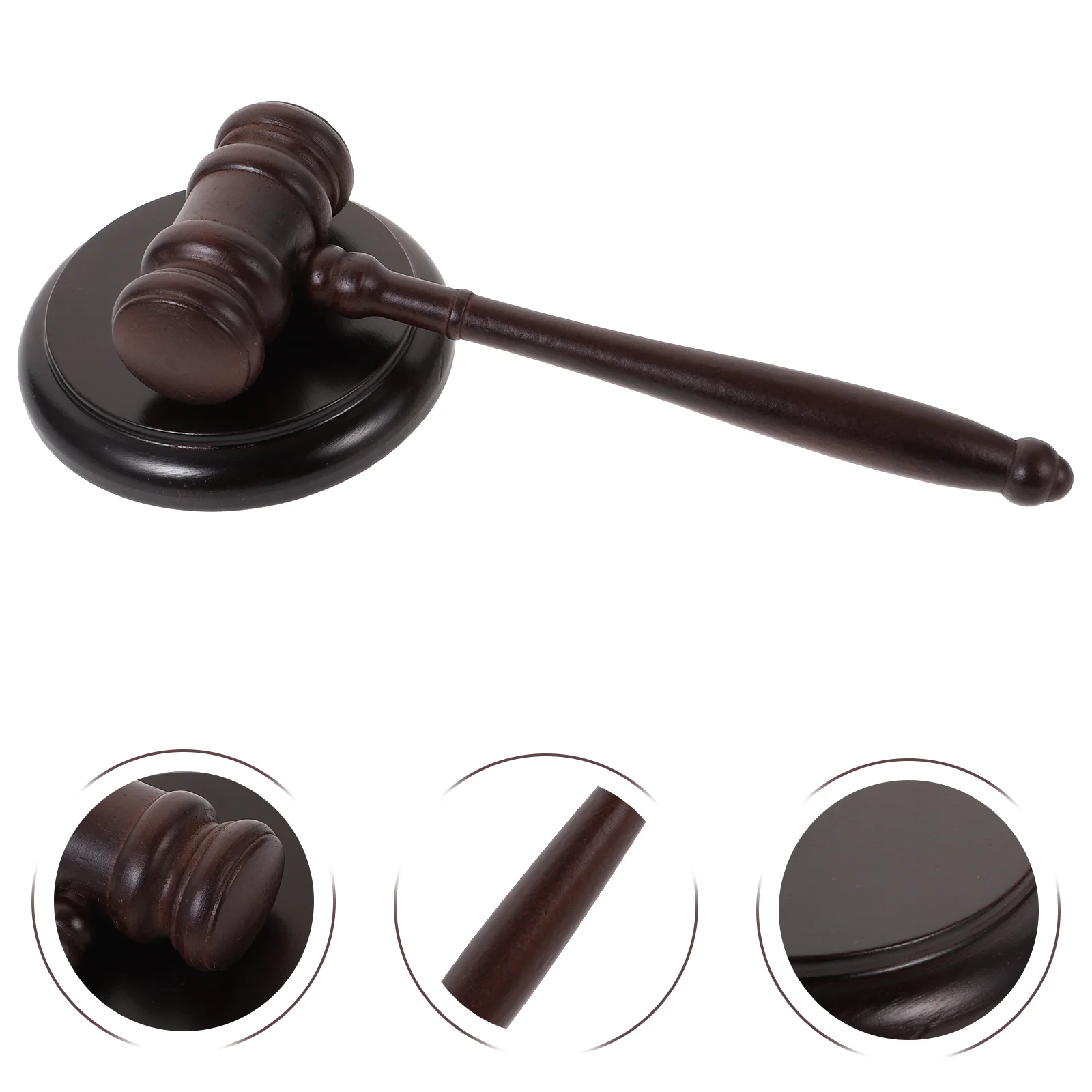 

Auction Hammer Judge Hammer Kids Judge Gavel Costume Accessory with Base