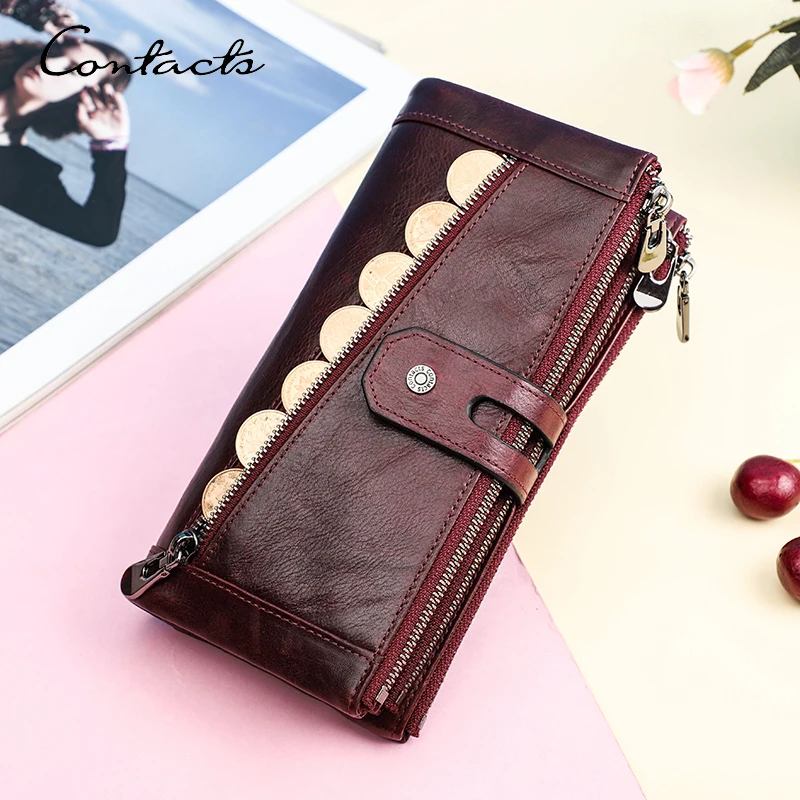 DailyObjects Slim Zip Around Wallet - Vegan Leather, Mustard Flower Design, Holds Cards & Coins
