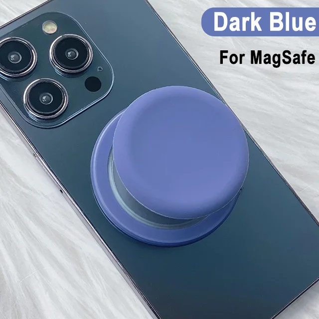 Magnetic Cell Phone Holder with 360° Grip & Silicone Cover