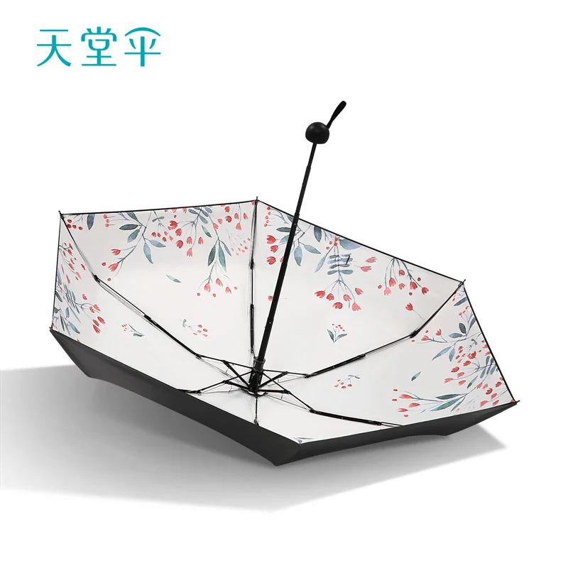 UV Protection Sun Umbrella Ultra Light 50% off Small Lightweight Capsule Umbrella for Women Rain and Rain Dual-Use