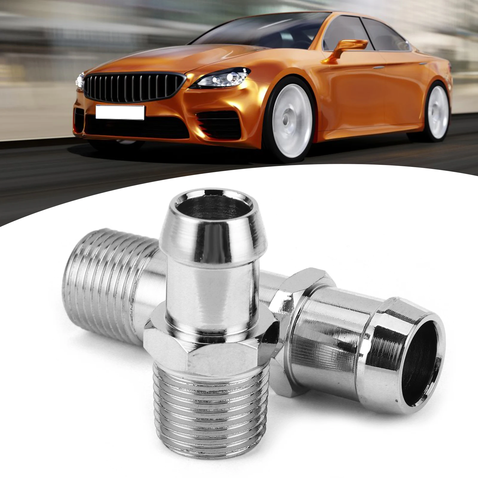 New 2Pcs Heater Hose Fittings Connector for 3/4in 5/8in Intake Auto Car Accessory Heater Hose Fitting Adapter