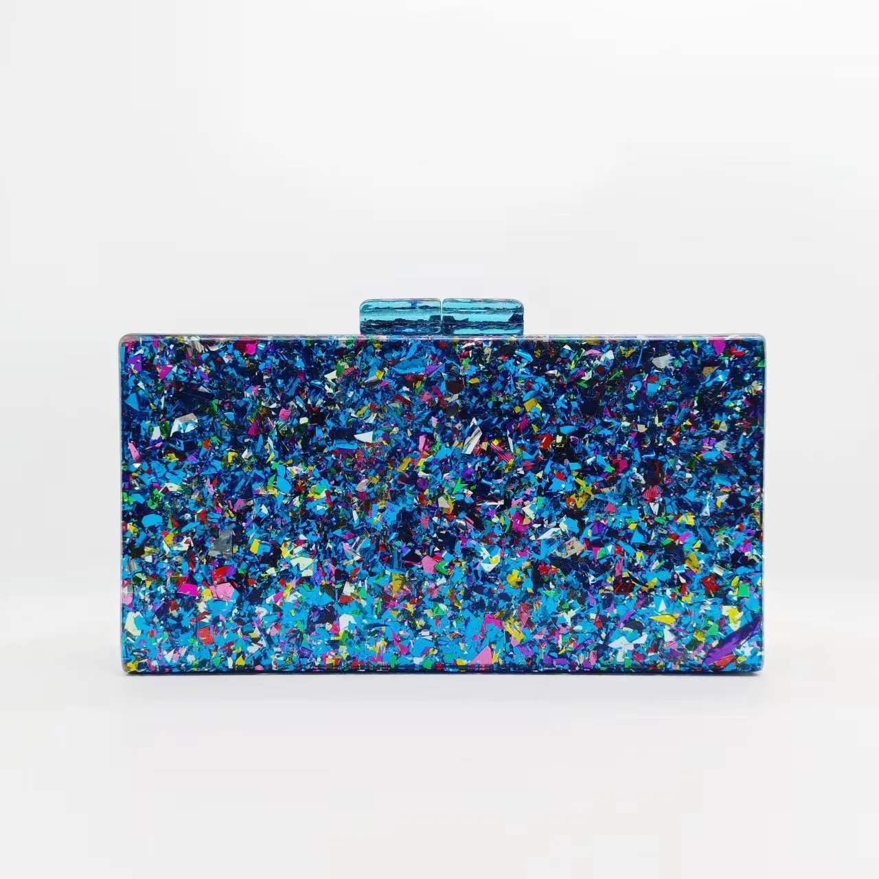 Glitter Retro Pearl Handle Acrylic Bags Women Luxury Colorful Sequins Chain Shoulder Bag For Wedding Party Handbags Chic Purse