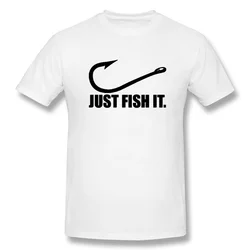Funny love fishing t-shirt men just fishing it funny t-shirt short sleeve hip hop loose quick-dry men's t-shirt xxs-6XL Top