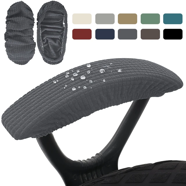 1 Pár, Szilárd Színű Szék, Kartámasz Fedele Elasztikus Csúszós Porfedő Szék Könyök Kar Mosható Iroda Számítógép Borítás 의자 커버