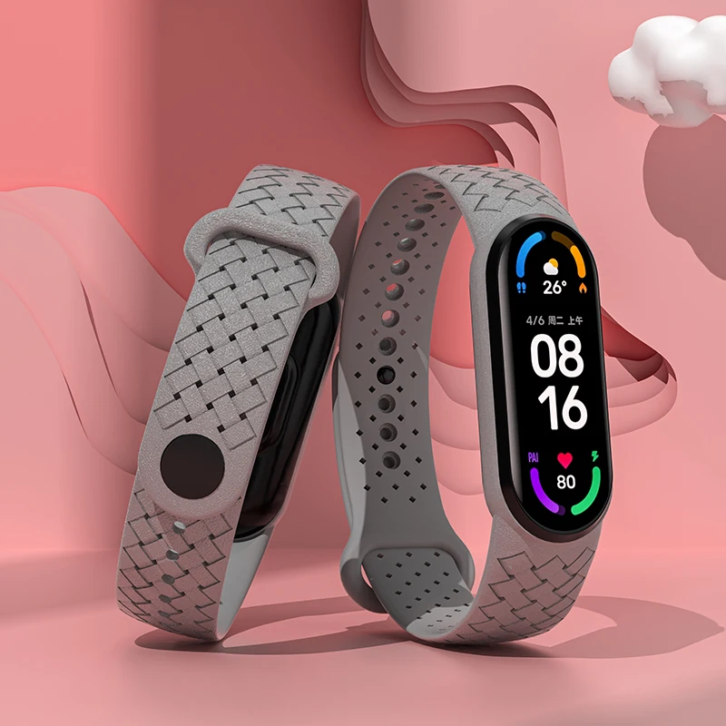 Silicone Braided Solo Loop Bracelet - Quick Replacement Sport Strap