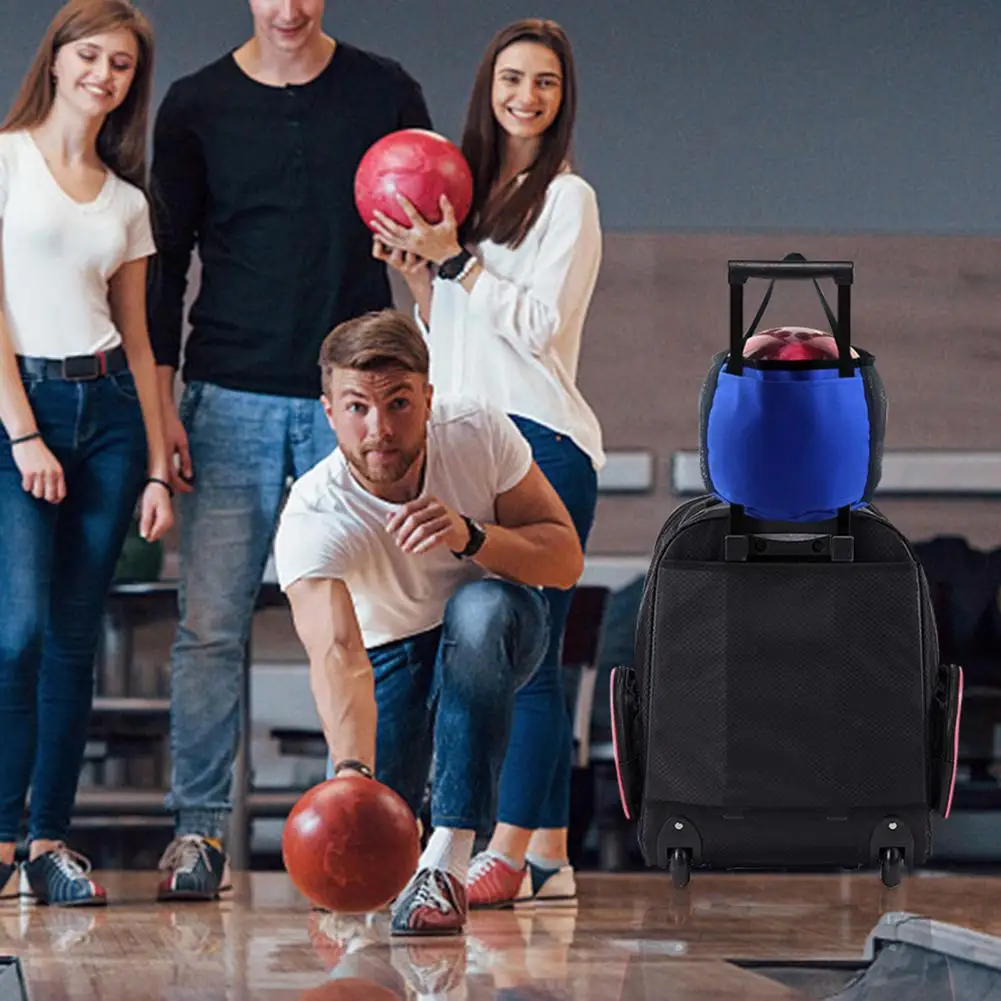 Bowling Mesh Bag Single Ball Tote Bag With Handle Bowling Ball Holder Sports Equipment Storage Net For Gym Outdoor 볼링 가방