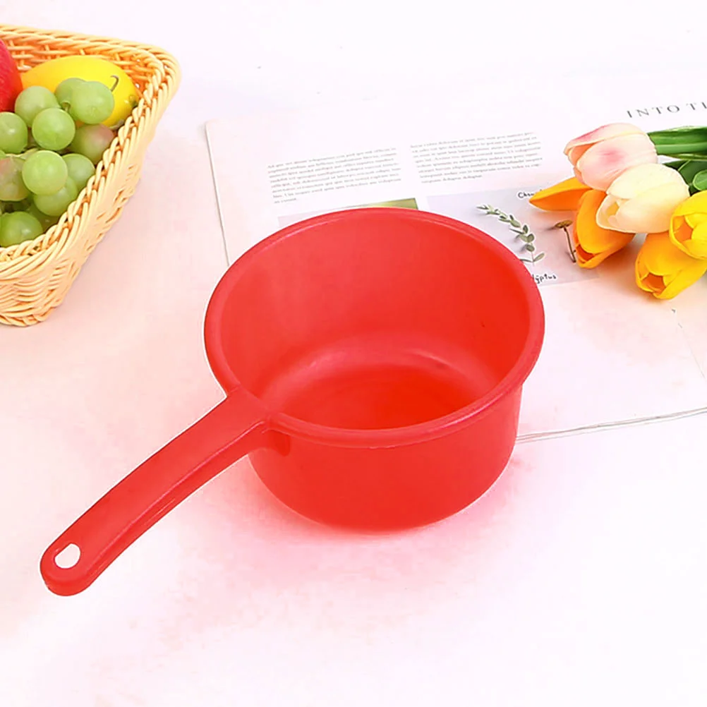 10 Pcs Spoon Red Bailer Baby Bucket Globes Plastic Gooseneck Household Water Scoop