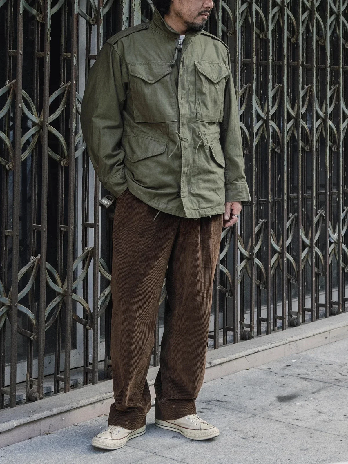 Non Stock Aggressor Army M-1951 Field Jacket Military Style Coat M-51 M-65 M-43 4