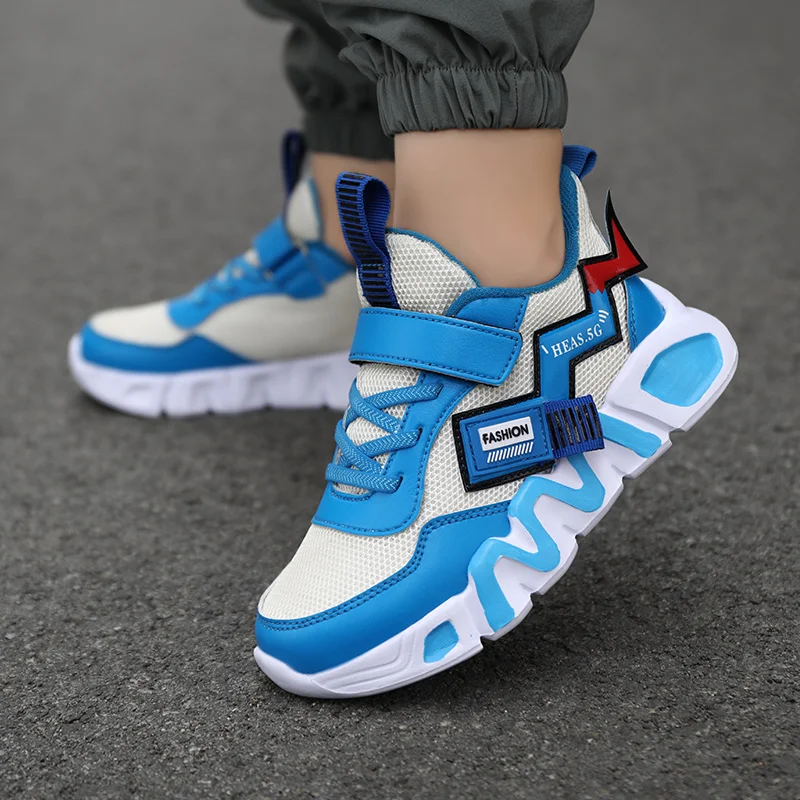 Cartoon Kids Shoes for Boys Mesh sneakers Children Casual Shoes Sporty Little Boy Running Tenis Yellow School Student Shoes 2022 children's shoes for high arches