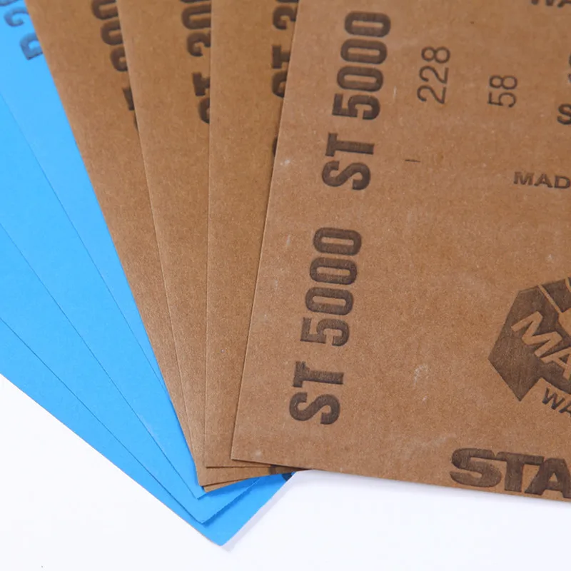 Set Carta Vetrata 6 Granature 1000-5000 - 9x11 Pollici, Per Legno E Metallo, Levigatura A Secco/Umido - Foto 10