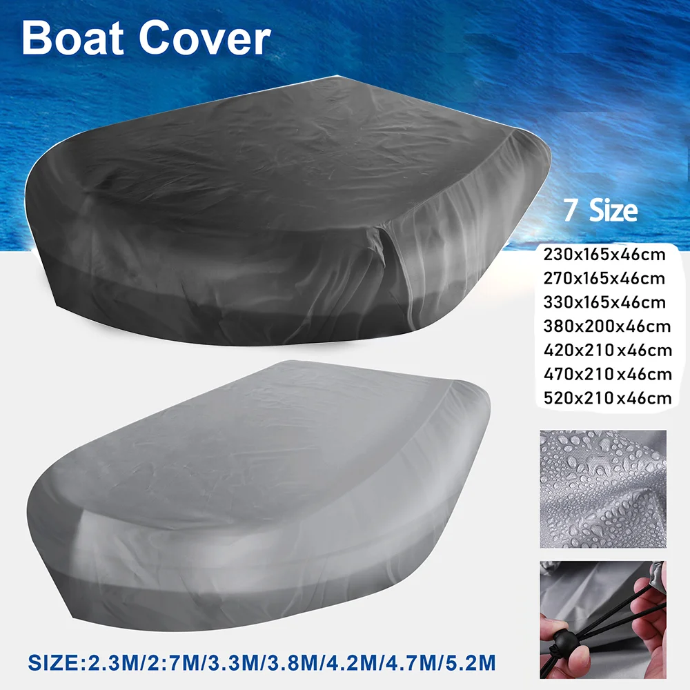 210DVShapeSizeBoatCoverWaterproofDustproofAntiUVRainSnowDinghyFishingRubberBoat.jpg