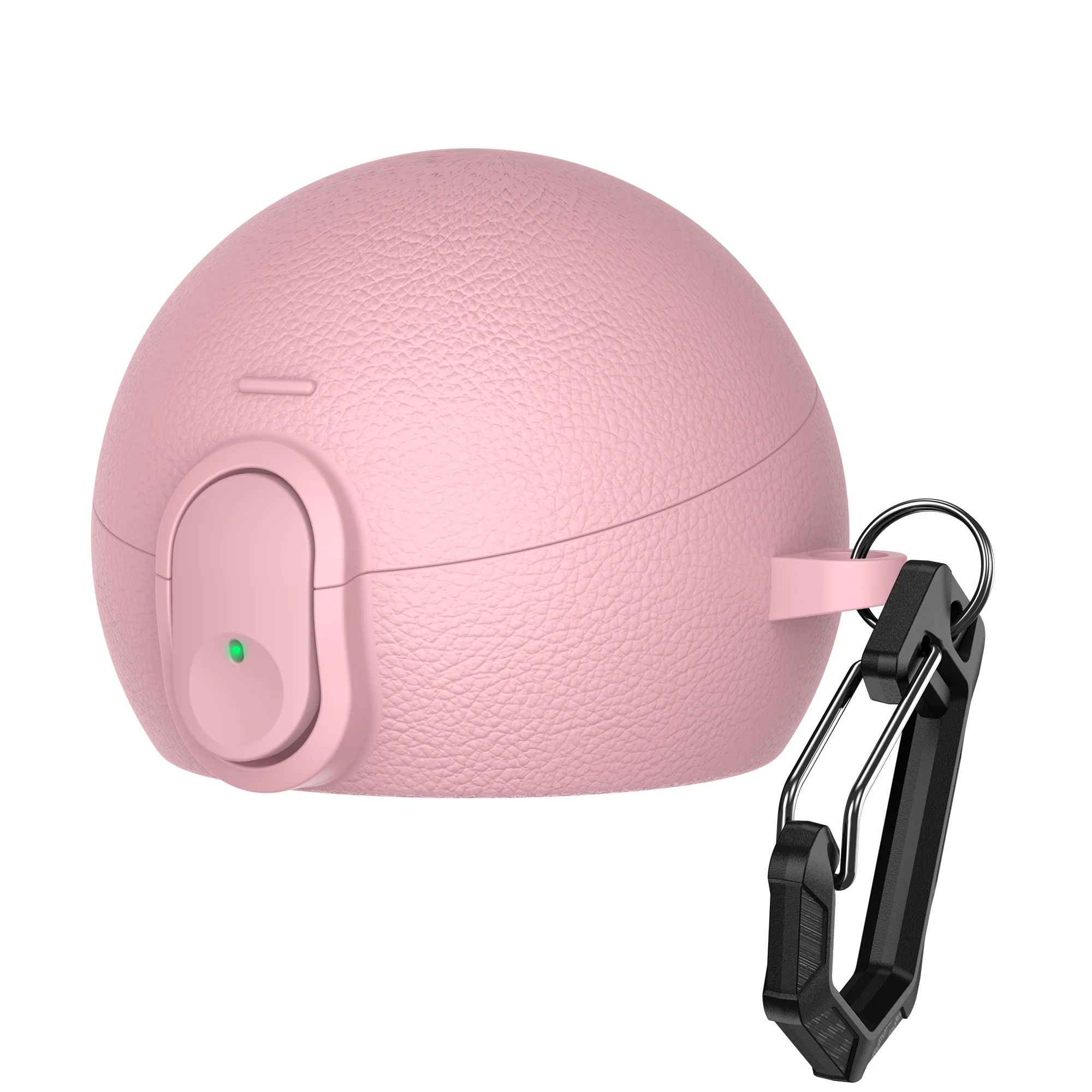 Shockproof Protective Earbud Case with Secure-Lock Cover and Wireless Charging Support