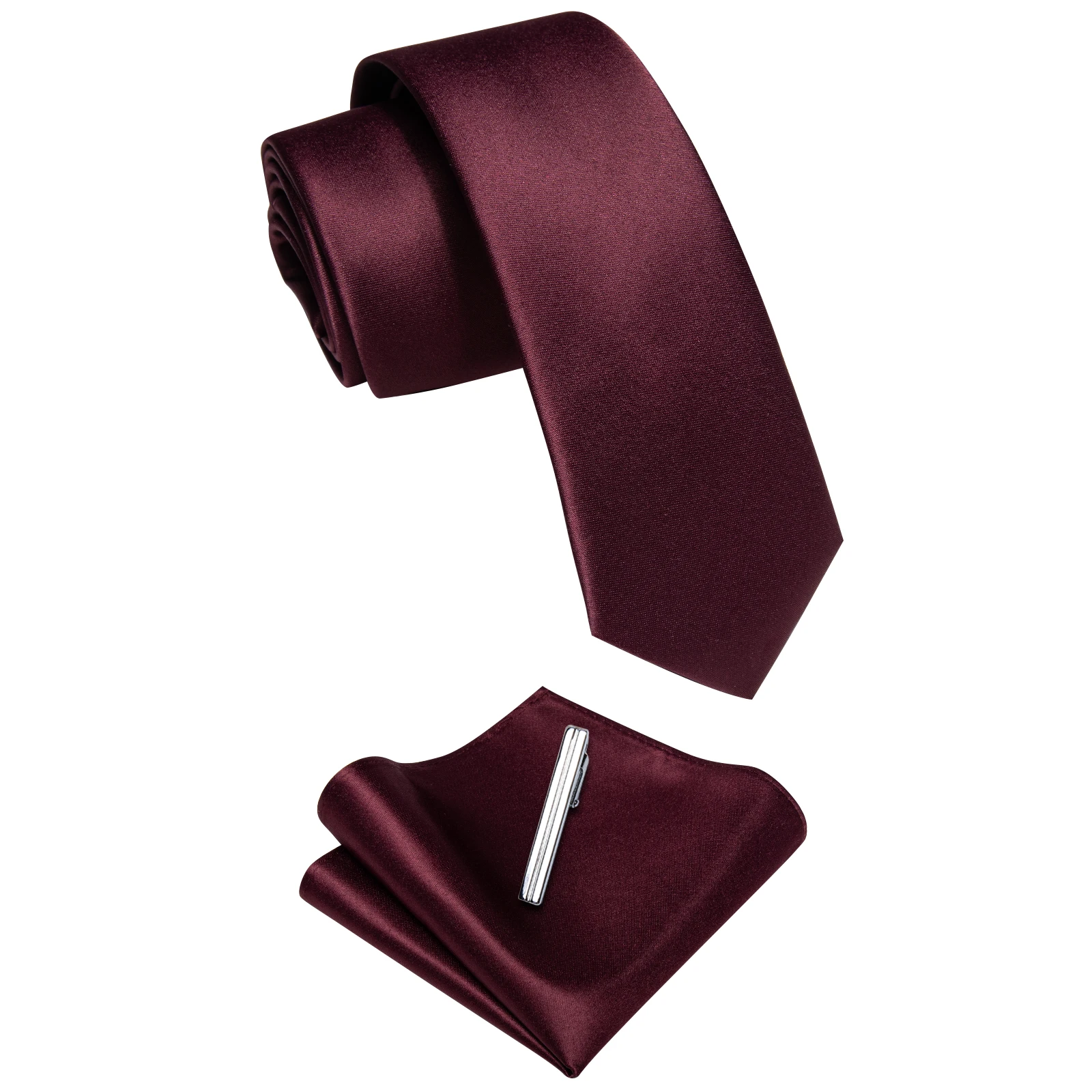 Necktie Pocket Square Clip Set for Man neck tie tie clip pocket square