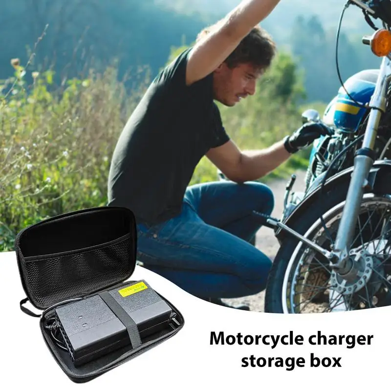 MotorcycleHandlebarBagStorageBagBlackRepairToolsZipperCaseBox
