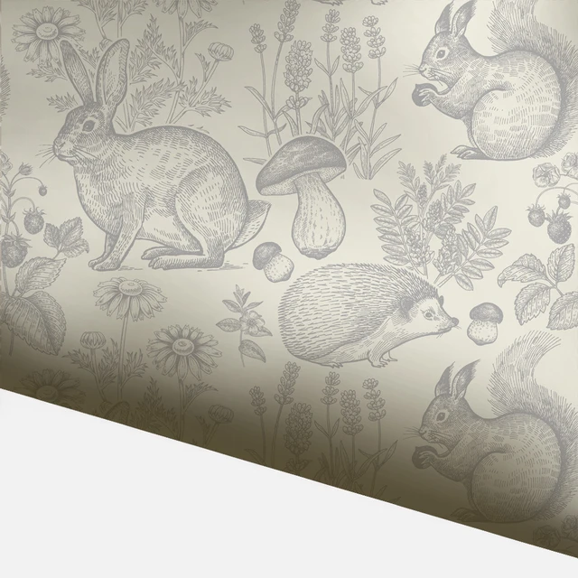 Roller Rabbit Monkey Removable Wallpaper