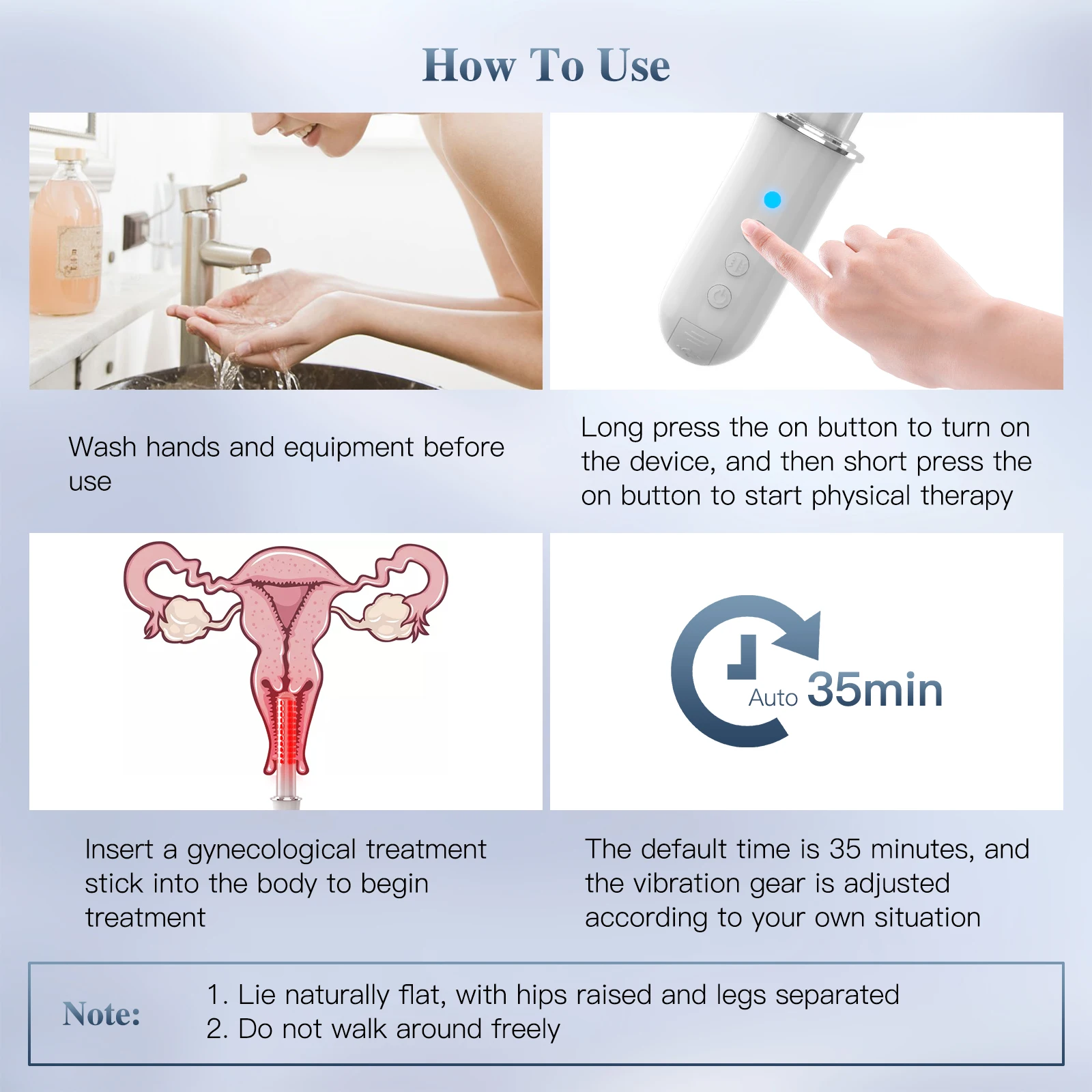 KTS Vaginal Vibrator Wireless Vaginal Massager Red Light Therapy Device for Vaginitis Female Sex Wand Vaginal Tightening Device 6