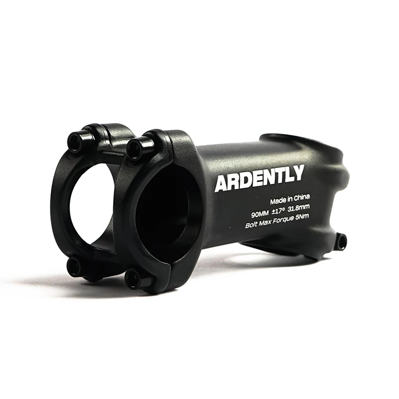 Hartnäckig Aluminium Fahrrads chaft 17 Grad fester Gang MTB Mountainbike Lenker Vorbau 31,8mm x 90 110mm Fahrrad zubehör – Detail 9