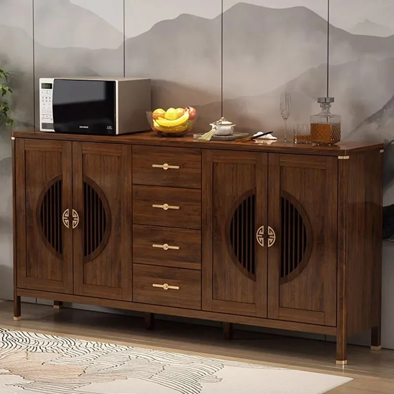 Kitchen Storage & Organization Sideboard Multifunction Home Furniture Luxury Multifunctional Aesthetic Room et Cabinet Wheel