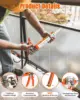 Caulking Gun, Caulk Gun No Drip,Sealant Finishing Tool Grout Scraper for Kitchen Bathroom Window Sink Joint, 20:1 Thrust Ratio 6