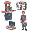 Engineer Simulation Toolbox for Kids 3-in-1 Repair Tools Pretend Toy with Drill Screwdriver Tool Kit Play Toy Box Set New Gifts 4