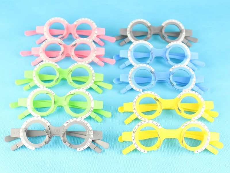 1pc Optical Trial Frame Optometry Test Frame Plastic Type Fixed PD 52-70mm