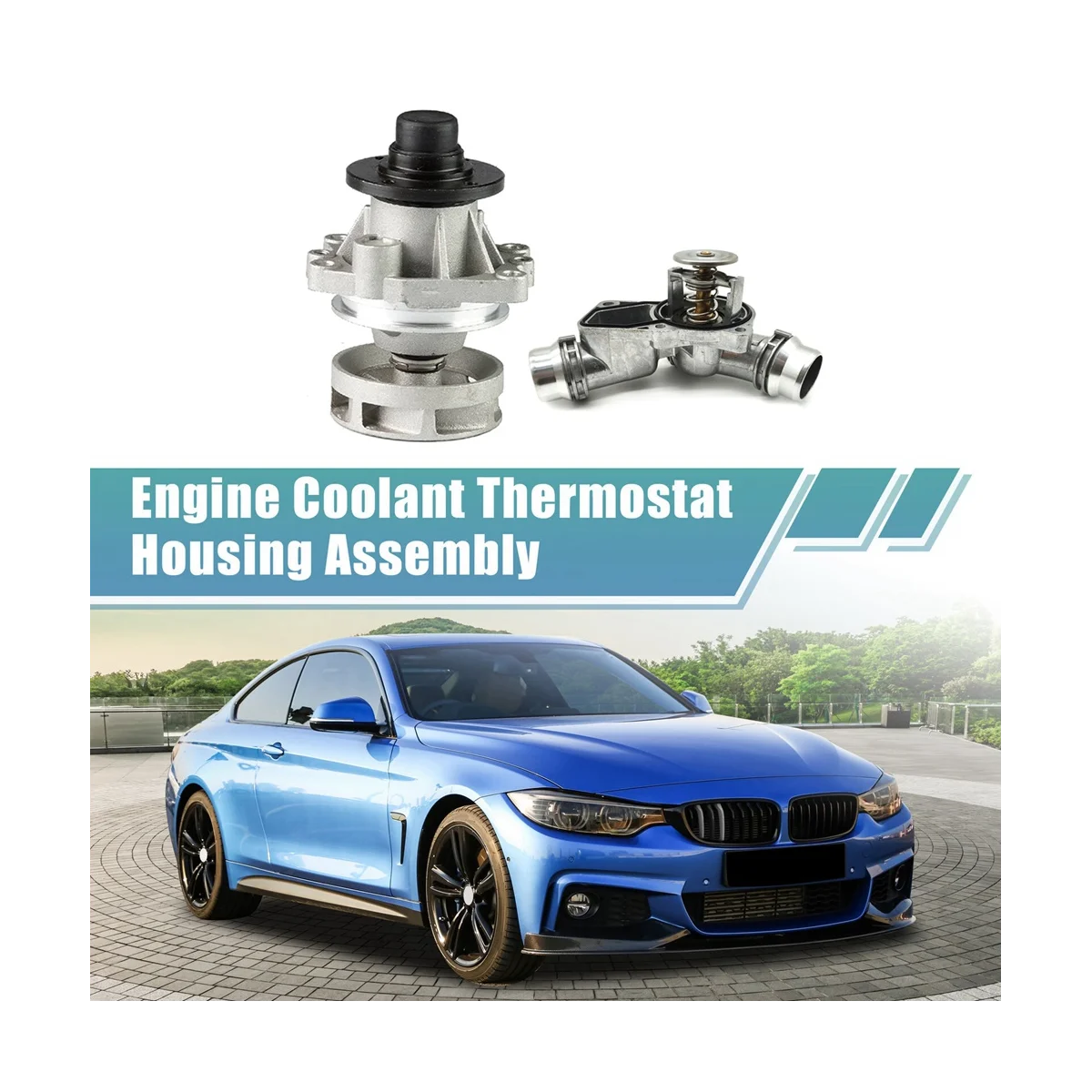 

Car Thermostat & Water Pump for BMW E38 E39 E46 E53 E60 E61 E65 E66 E83 E85 Z3 A