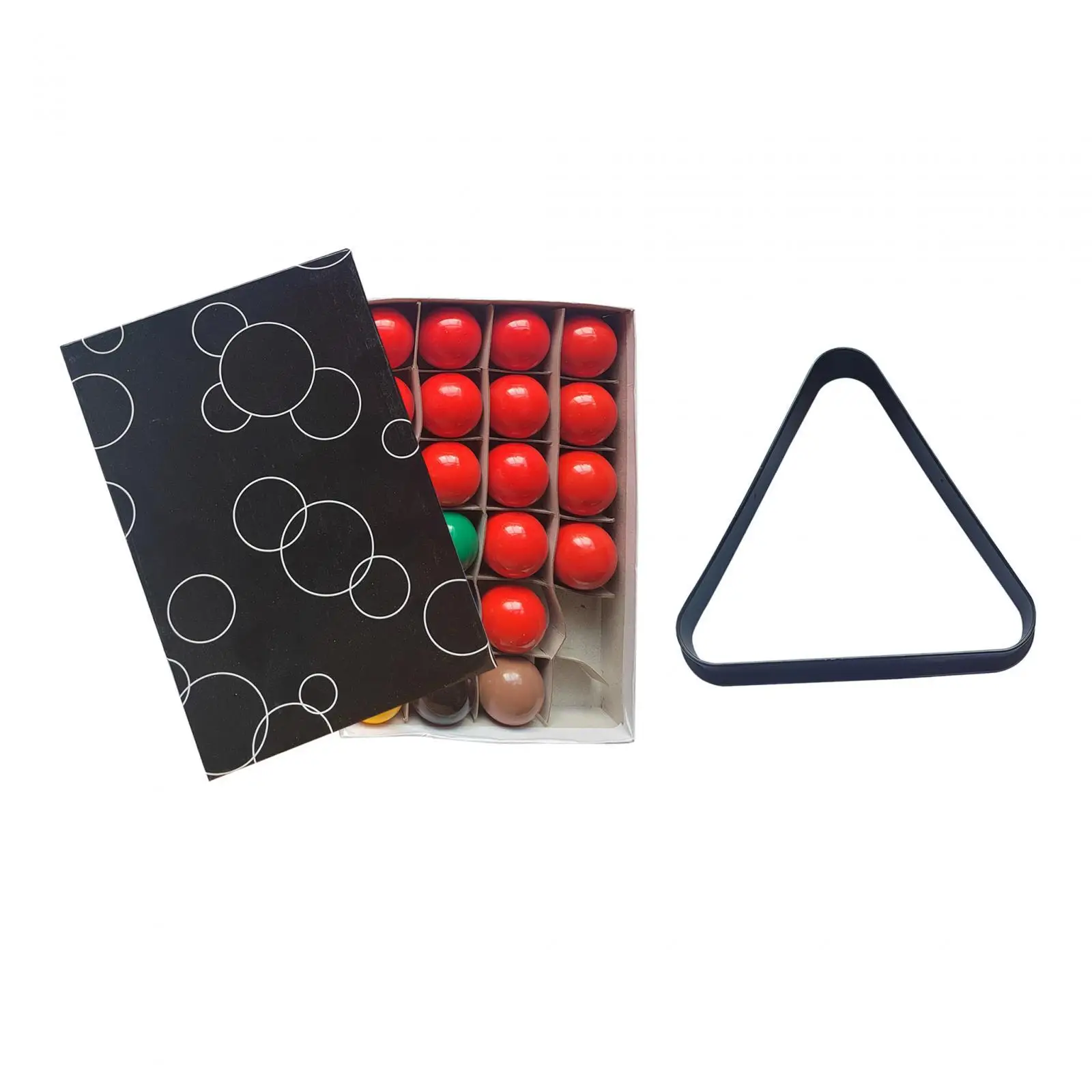 Set Mini Biliardo Per Bambini Toyvian – 17 Palline In Resina Colorate Con Rastrelliera Triangolare – Accessori Per Pratica E Coordinazione – Multicolore, 2,5 Cm