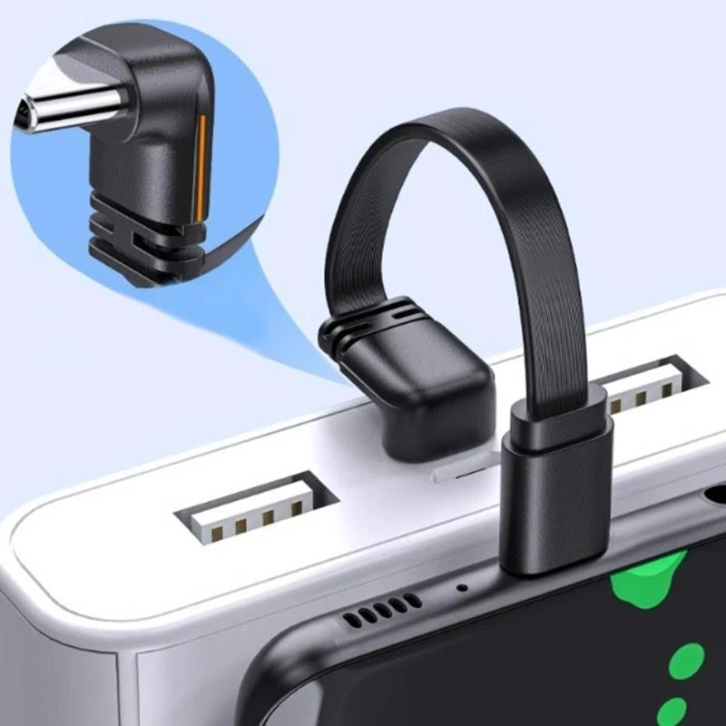플랫 240W USB C 수컷에서 수컷 케이블 USB C 수컷에서 수컷 커넥터 유형 C 충전 케이블 랩탑 전화 3.94in/7.8in