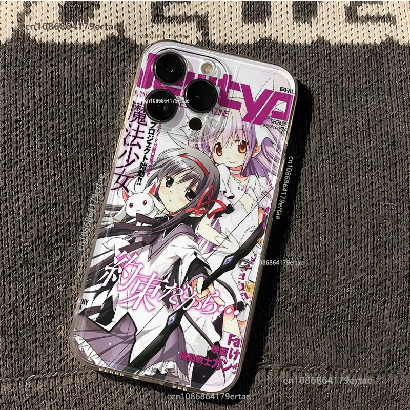 Cute Japanese Korean Anime Girl INS Silicone Phone Case Cover