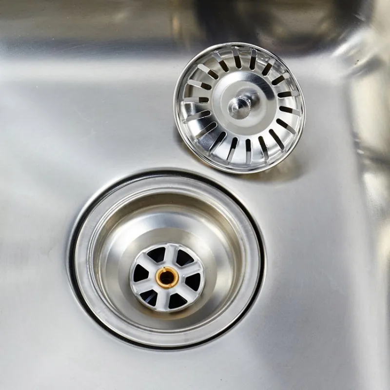 Kitchen Sink Drain Assembly Strainer Stopper Filter