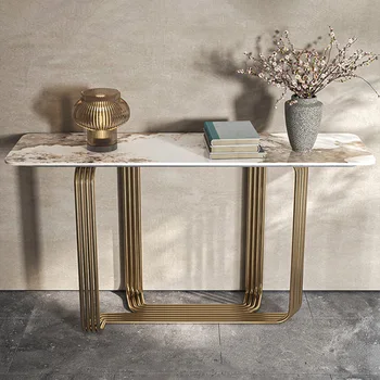Tavoli Console Unici ed Eleganti, Minimalisti in Stile Italiano, Classici con Piano in Marmo, Mobili Console in Stile Nordico