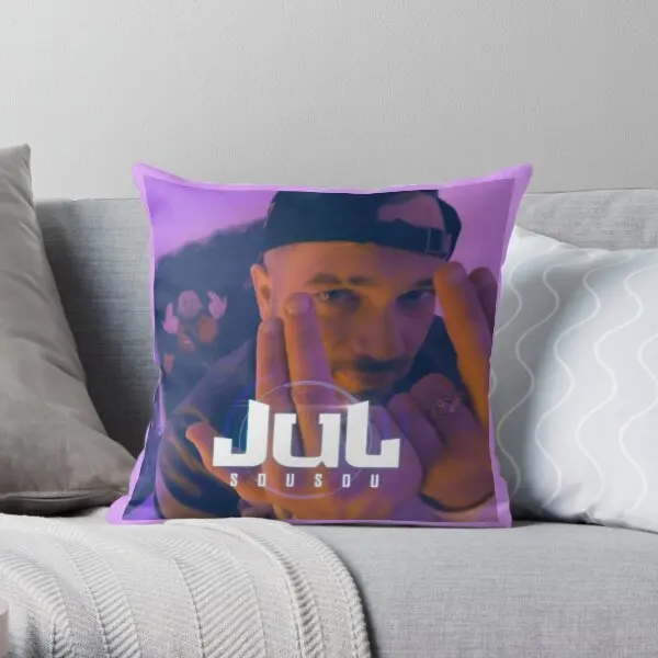 

Jul Printing Throw Pillow Cover Office Comfort Car Bedroom Square Home Decorative Hotel Sofa Pillows not include One Side