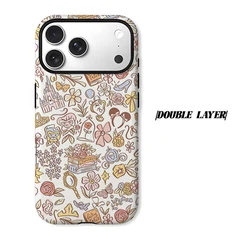 Mystical Fairy Tale Icons Magnetic Phone Case - Durable, Single/Double Layer Protection for iPhone 15 Plus (B)