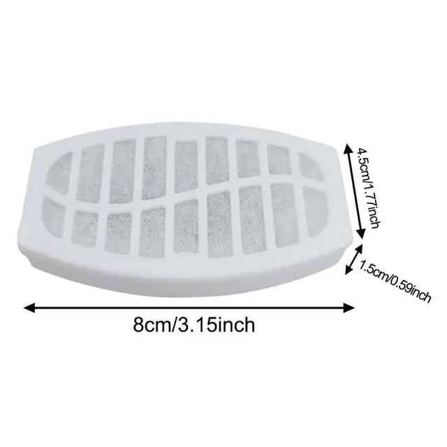 1/2/4/10 Pcs Cat Water Fountain Replacement Filters Dog Water Dispenser Filter 6