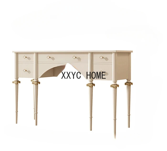 

Entrance Cabinet Middle-Ancient Hall Partition Household Storage Stand American Light Luxury Solid Wood Console Tables