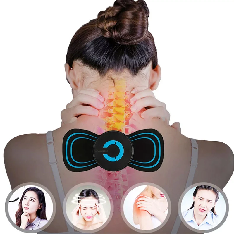 Estimulador de masaje Cervical portátil, Mini masajeador eléctrico para  cuello y espalda, fisioterapia, alivio del dolor, 1 unidad|Cuello masaje  instrumento| - AliExpress