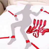 Erwachsene Paare Bdsm Erotische Produkte Sex Spielzeug Frauen Handschellen Harness SM Zurückhaltung Handgelenk Knöchel Manschette Bondage Intime Set Sex Shop 2