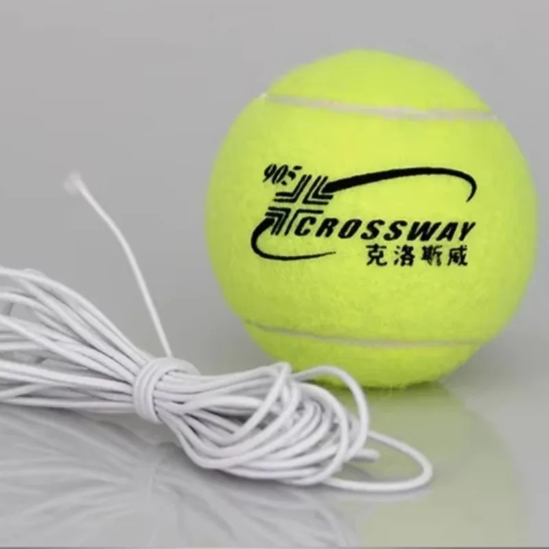 High Elasticity Tennis Balls With 3.8m Elastic Rope Tennis Training Entertainment Ball For Competition Pet Dog Playing Balls