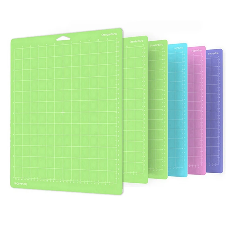 

18 Pack 12X12in Mixed Colors PVC Adhesive Cutting Mat Base Plate Tool Pad For Cricut Explore Air/Air2/Maker DIY Machine