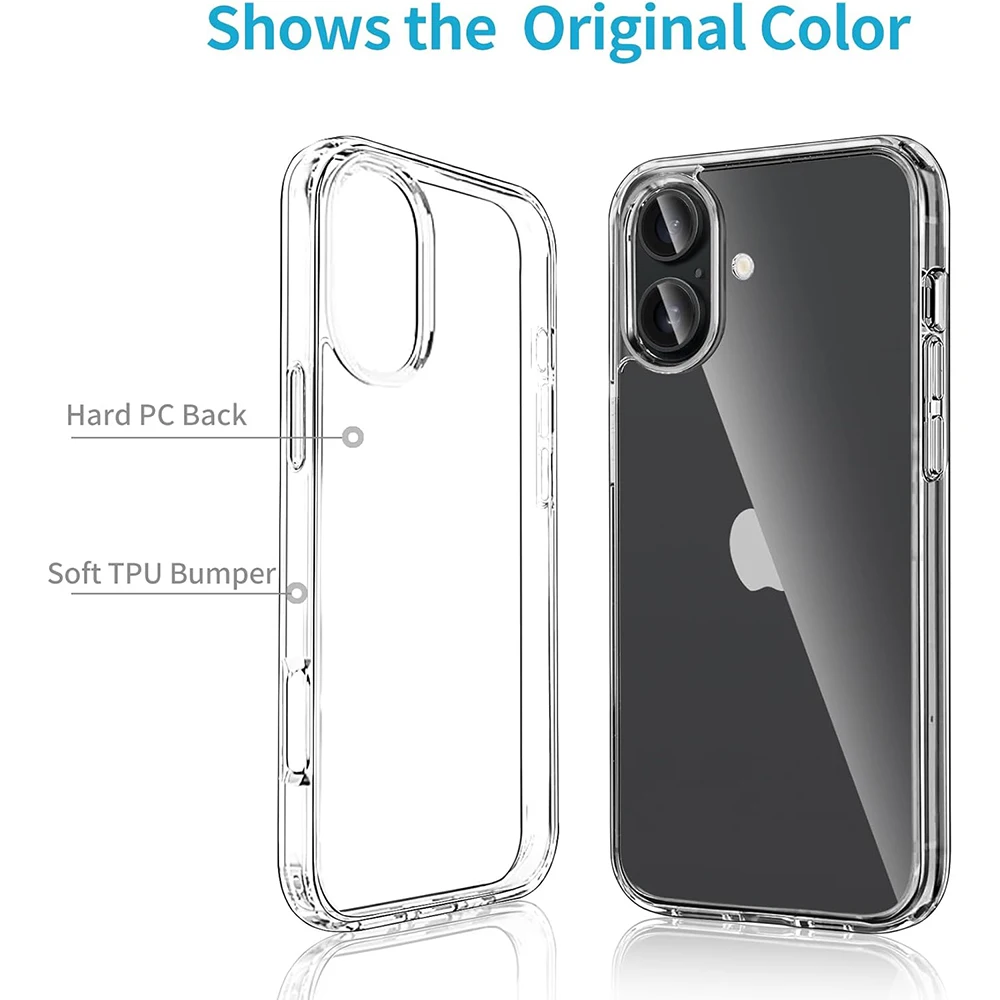 Hybrid Anti-Yellowing Clear Magsafe Phone Case Cover