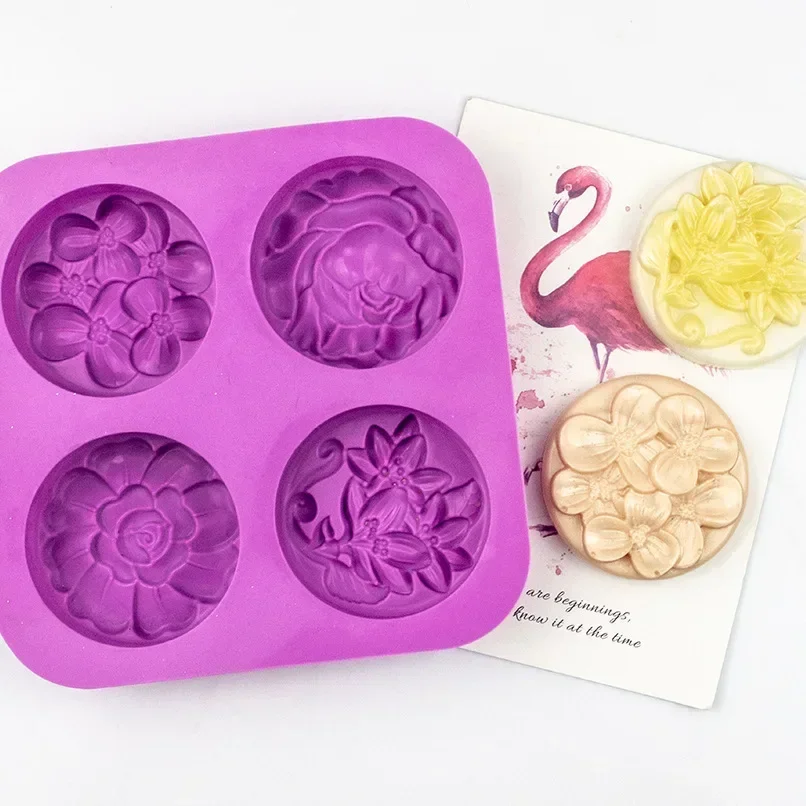 Silicone Soap Molds Create Versatile Rectangle Oval Flower Soaps Delightful Handmade Cake Chocolates Candy Mould silicone soap molds