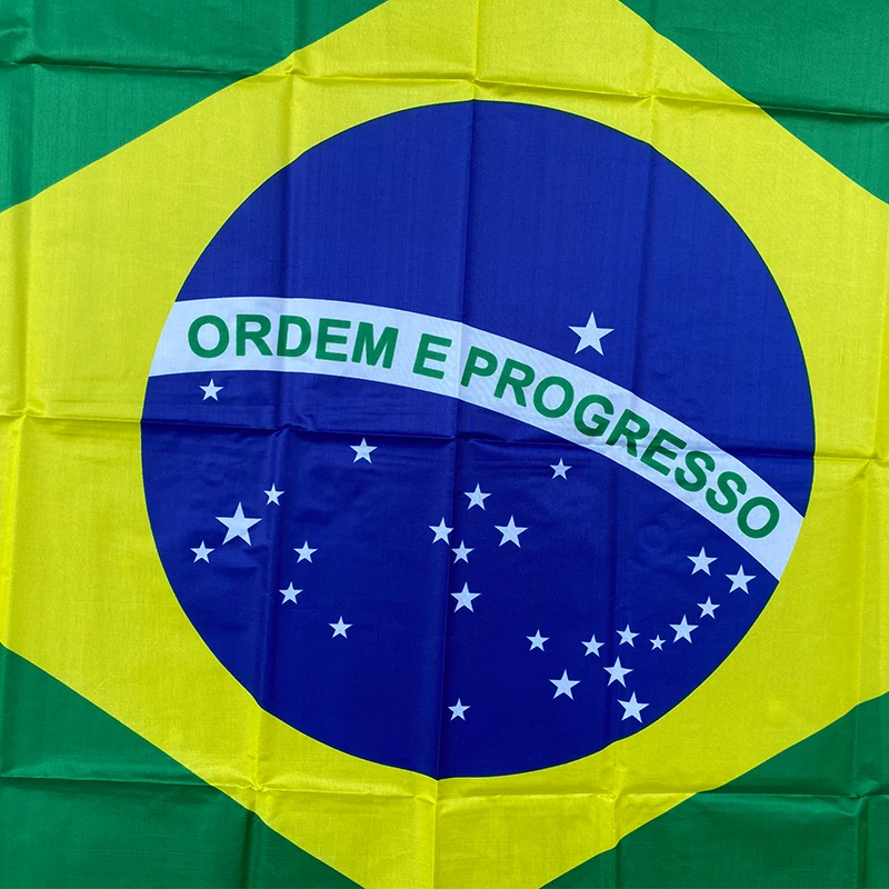 Bandeira do Brasil Vivid Color Green Double Stitched Brazilian National  Flags Banner com Brass Grommets para decorações interiores ao ar livre -  AliExpress