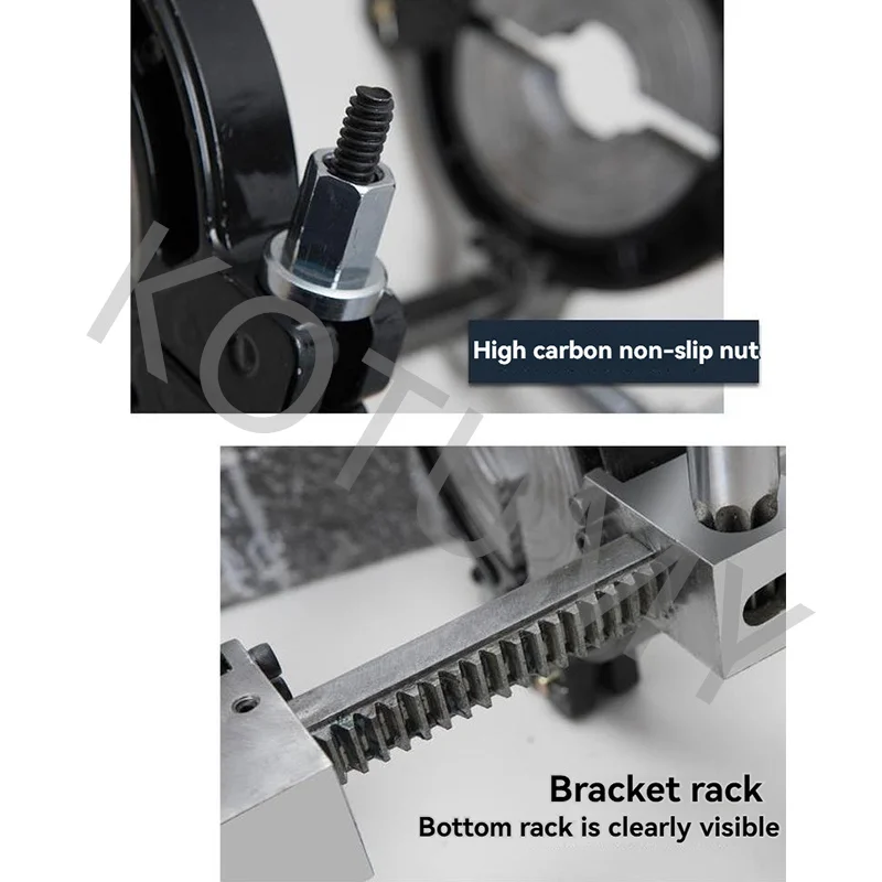 63-160mm PE PPR Hot Melt Butt Welding Machine Siphon Drainage Support PE Hot Melt Butt Welding Machine Socket Support Fixed Fram