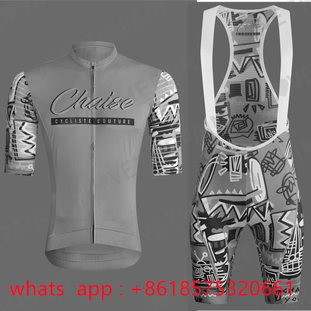 Chaise Men Summer Cycling Clothing tops MTB Bike Clothes Maillot Ropa Ciclismo Bib Shorts 9D Gel Cycling Bicycle Suit