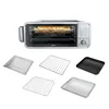 10-in-1 Digital Air Fry Oven with Extra Large Capacity Flip Up and Away Design Stainless Steel Body Precise Temperature Control